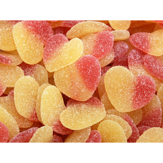 Peach hearts