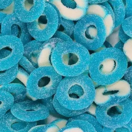 Sour blue raspberry rings